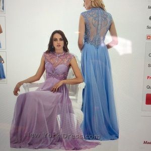 Gorgeous prom dress Periwinkle blue worn once.